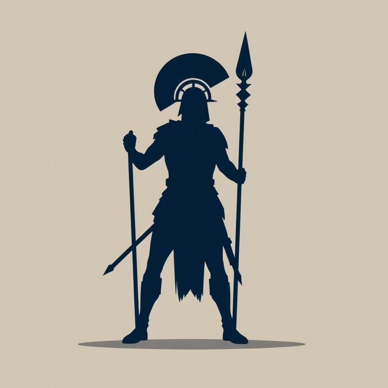 flat design style AI art