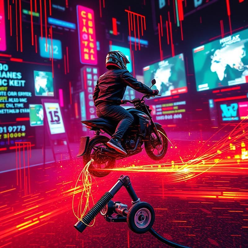 glitch art style AI art