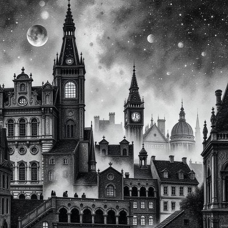 stipple style AI art