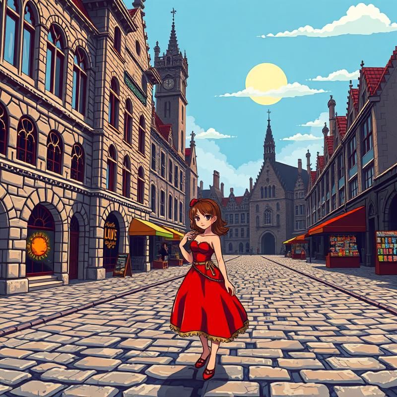 8-bit art style AI art