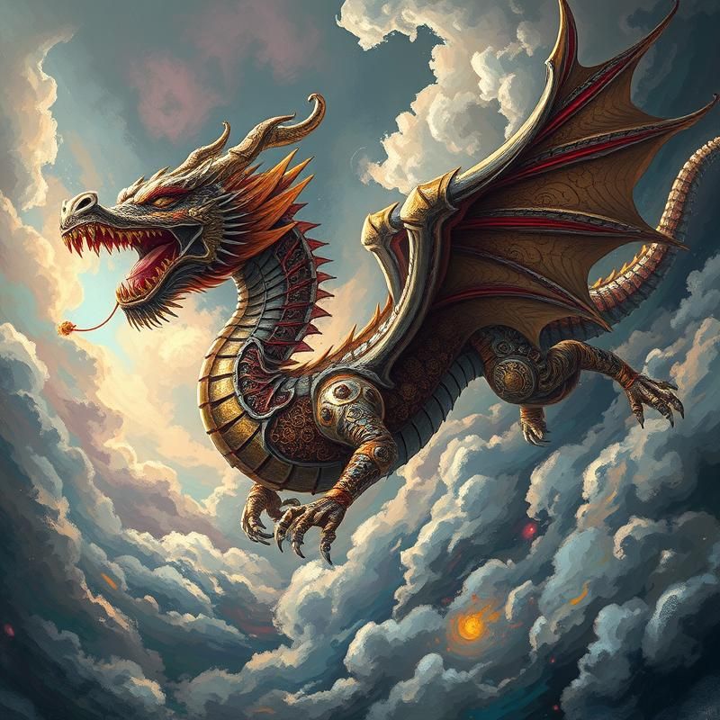 maximalist style AI art