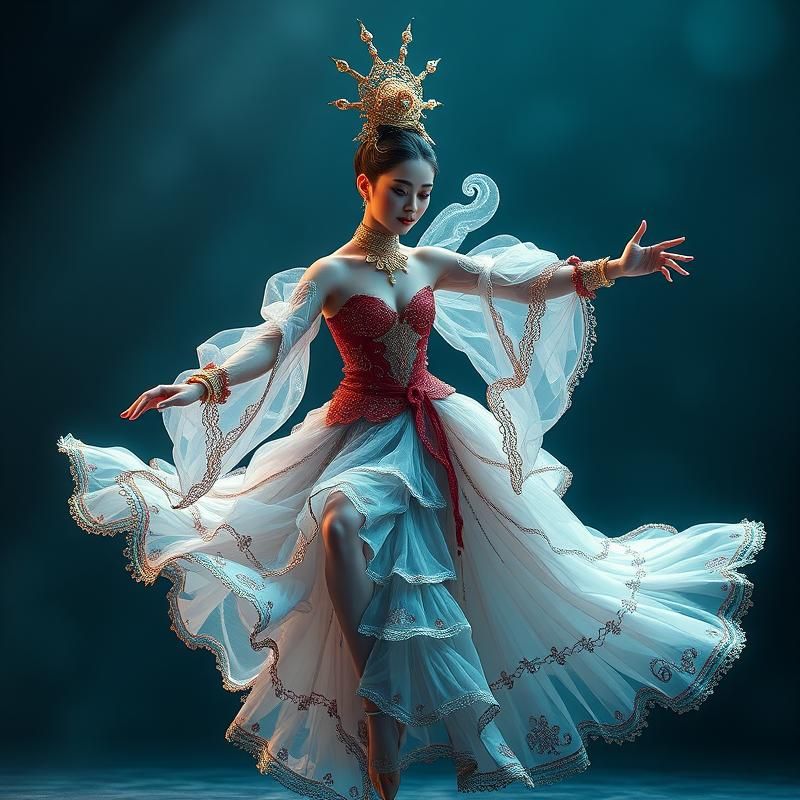 3D rendering style AI art