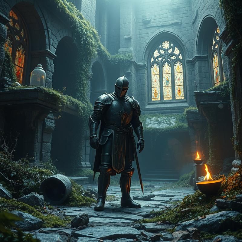 medieval style AI art