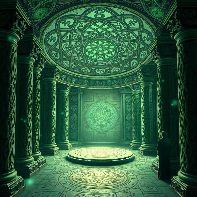 celtic style AI art