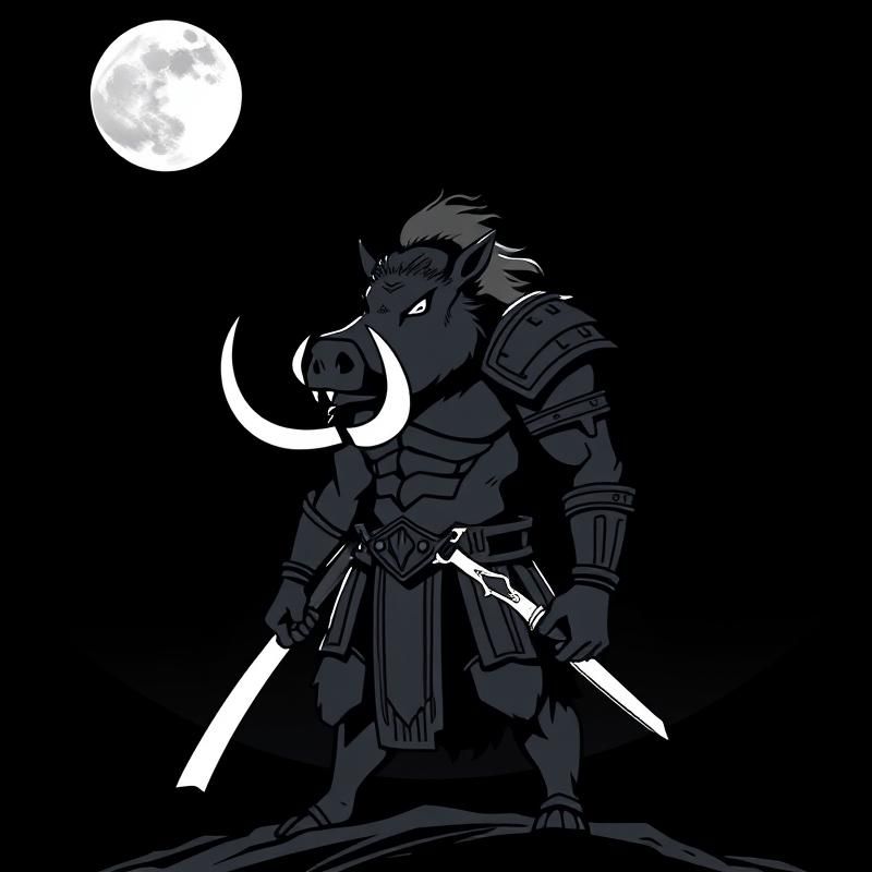 line art style AI art