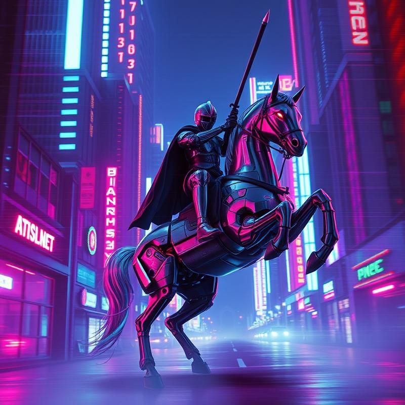 vaporwave style AI art