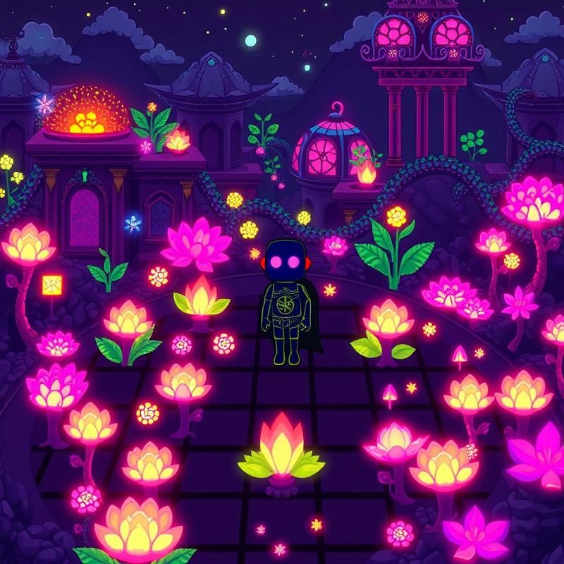 8-bit art style AI art