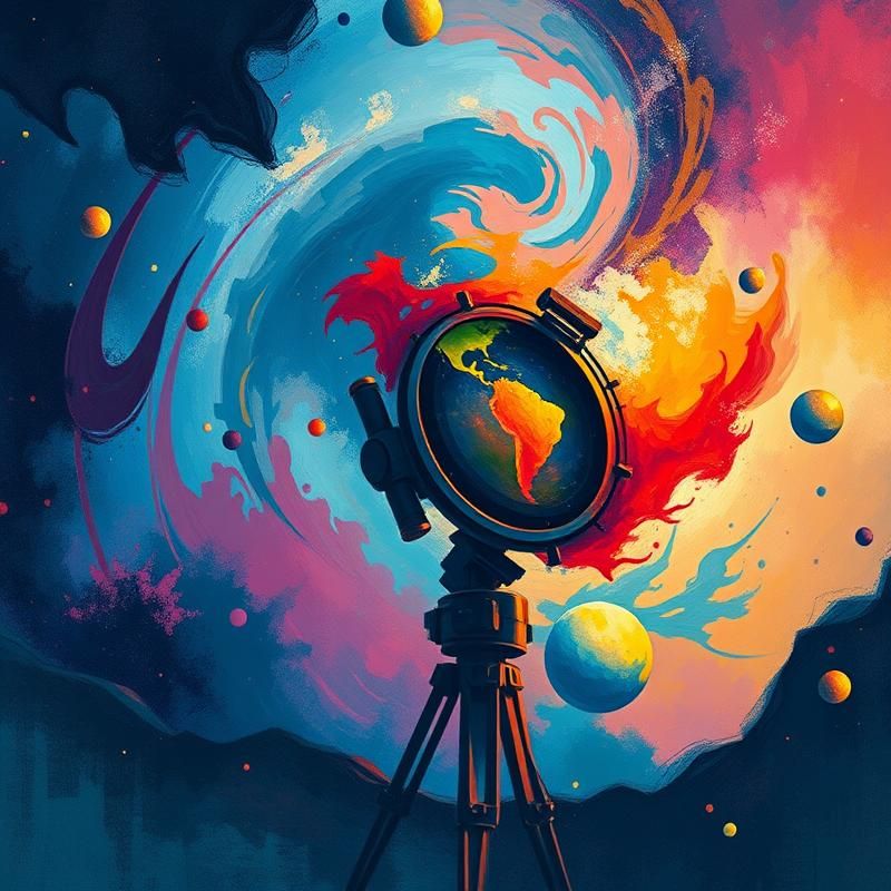 abstract style AI art