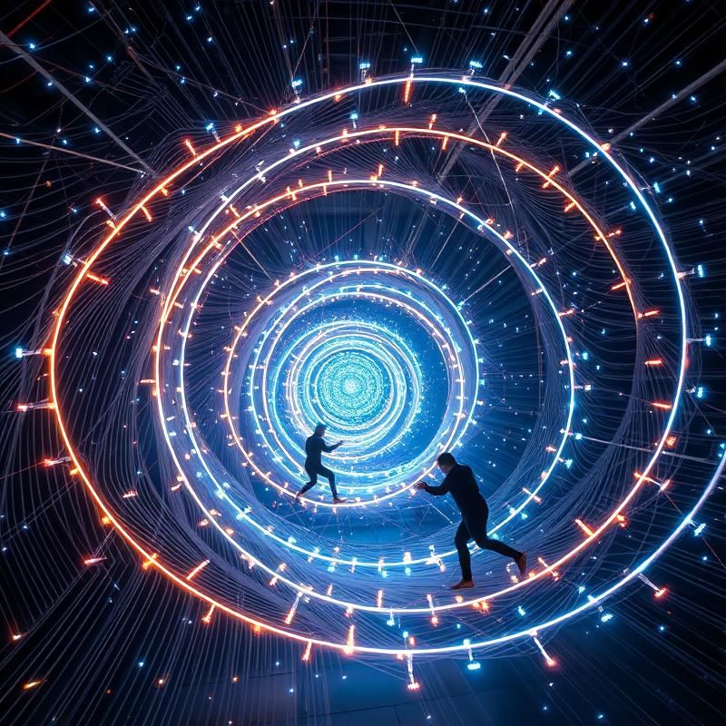 performance art style AI art