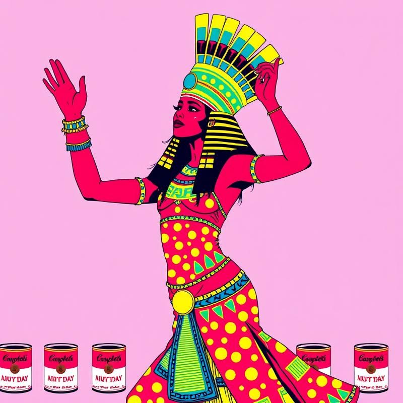 pop art style AI art