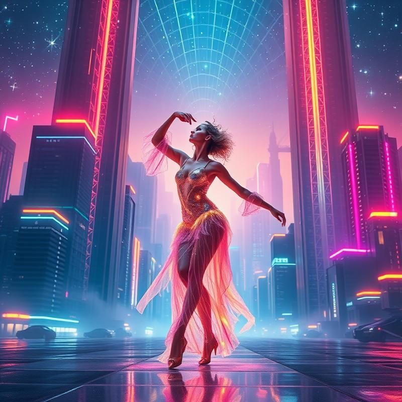 sci-fi art style AI art
