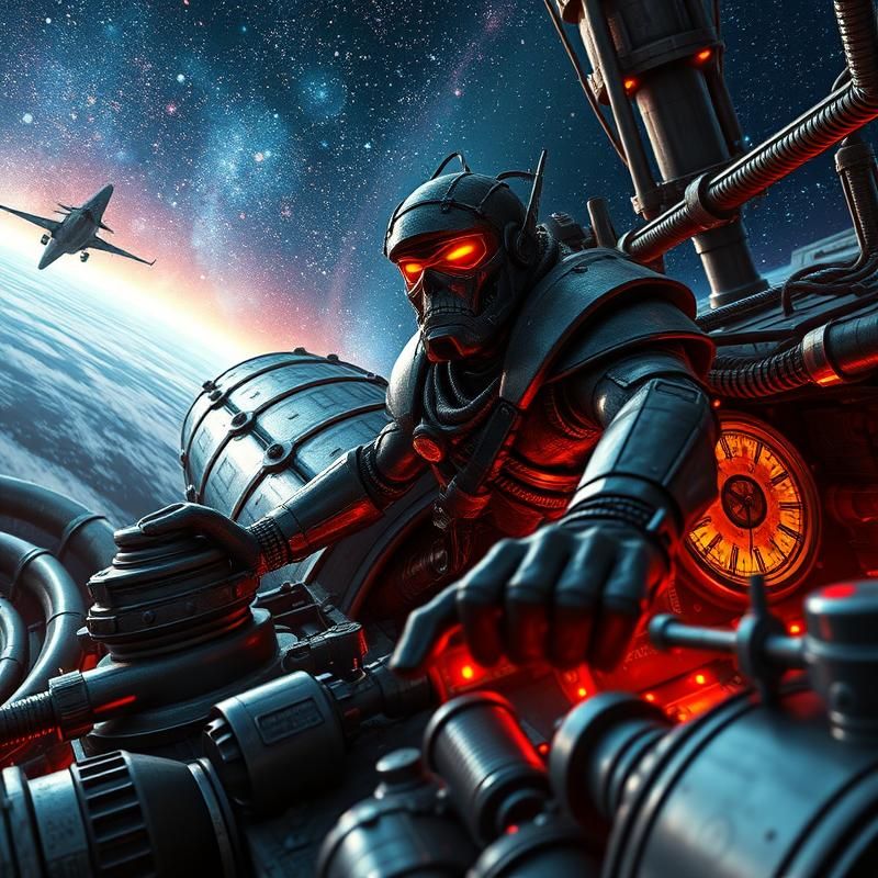 industrial style AI art