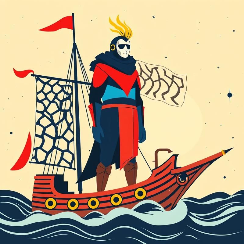 screen printing style AI art