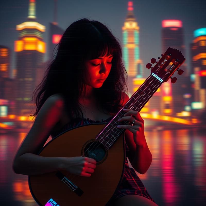 vaporwave style AI art