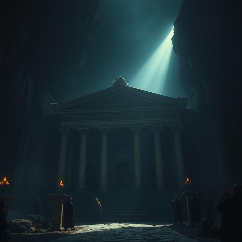 chiaroscuro style AI art