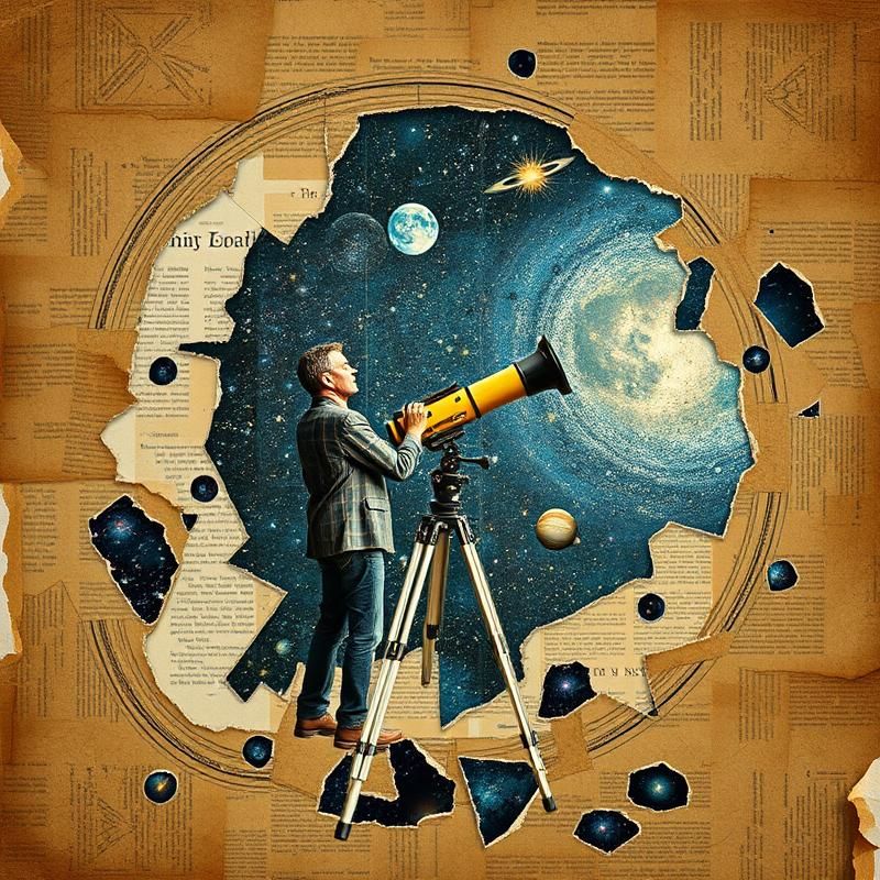 collage style AI art