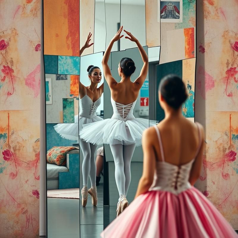 post-modernist style AI art