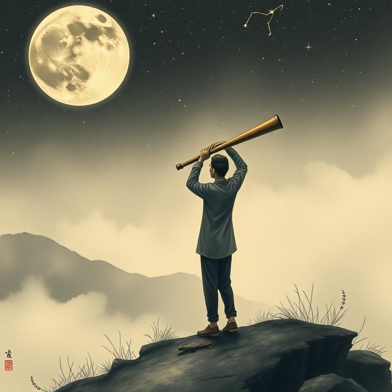 chinese painting style AI art