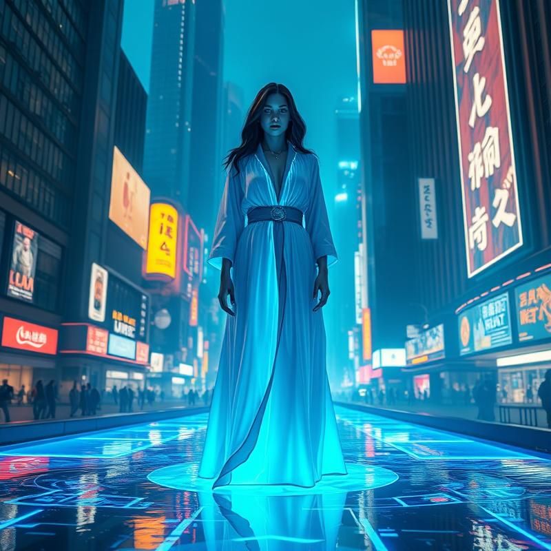 cyberpunk style AI art