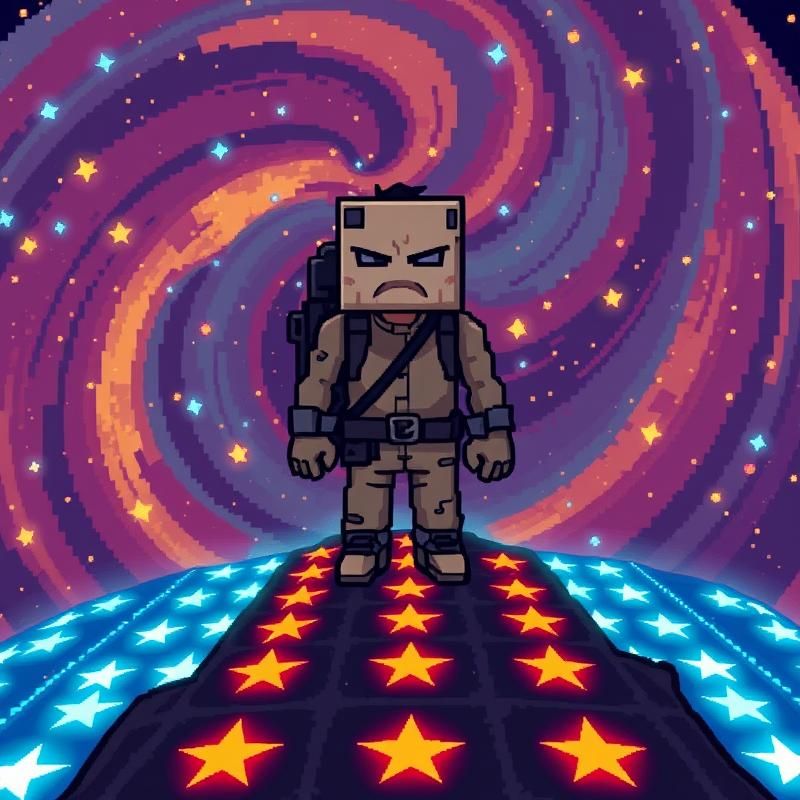 8-bit art style AI art