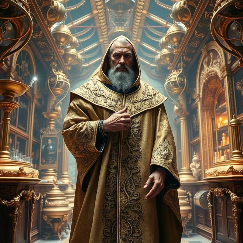 baroque style AI art