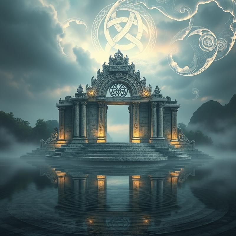 celtic style AI art