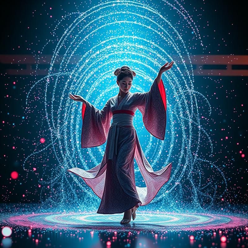 new media art style AI art