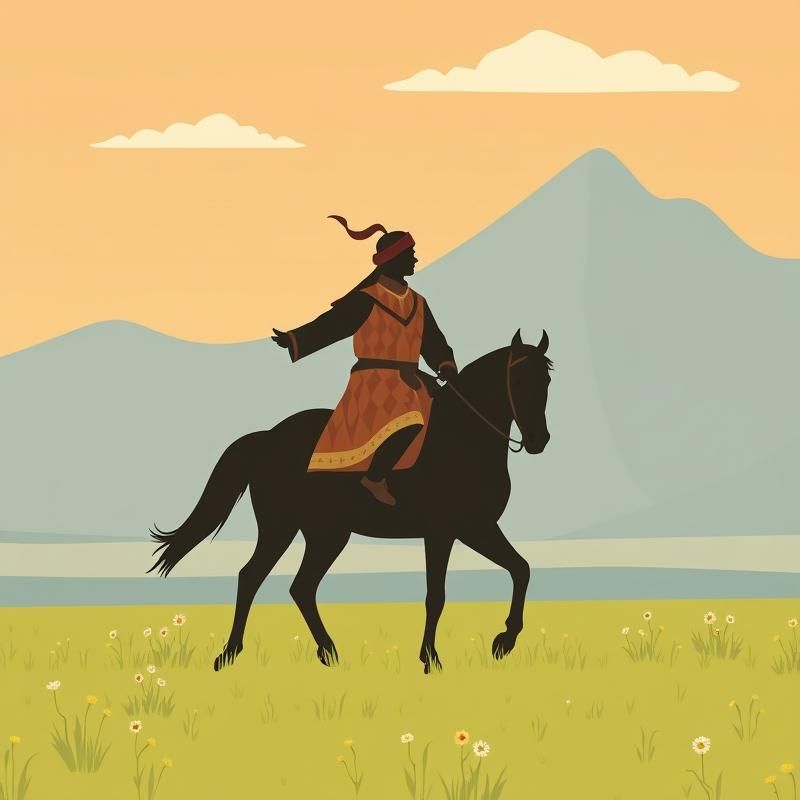 flat design style AI art