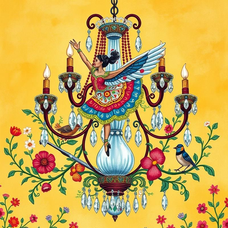 folk art style AI art