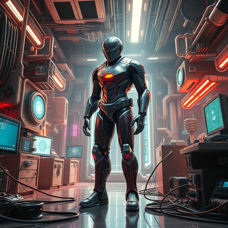 sci-fi art style AI art