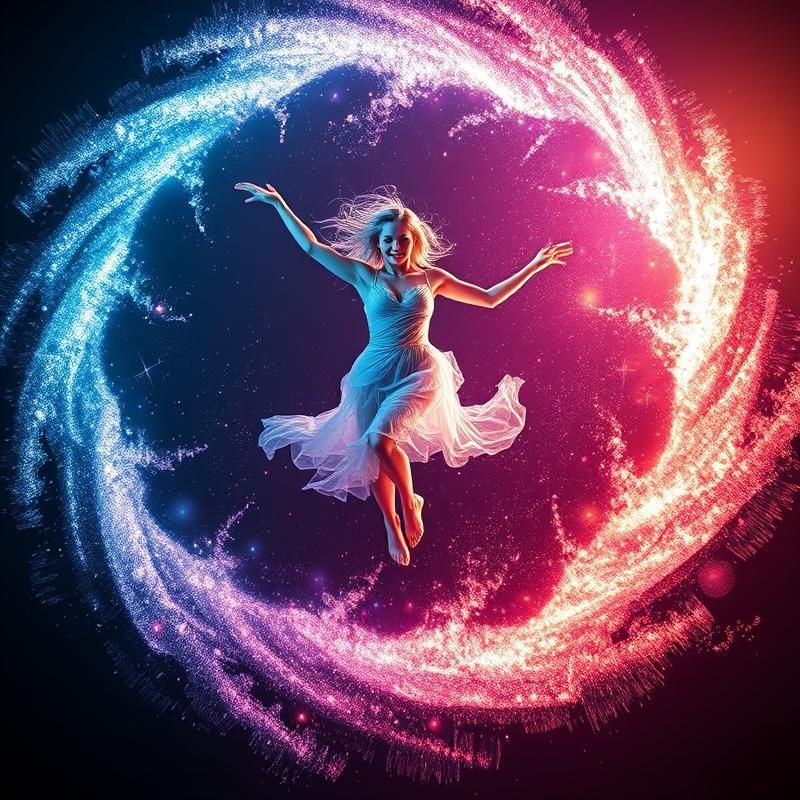 holographic style AI art