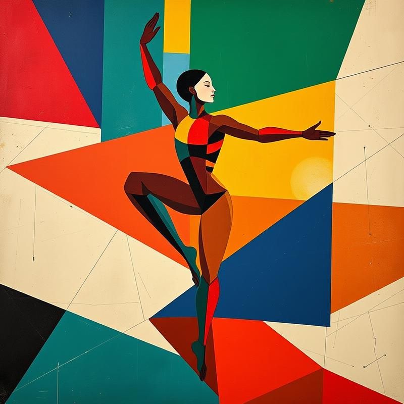 constructivist style AI art