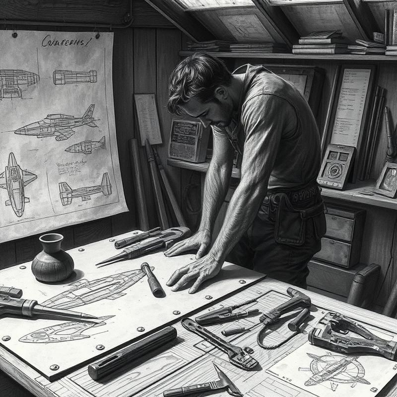 charcoal drawing style AI art