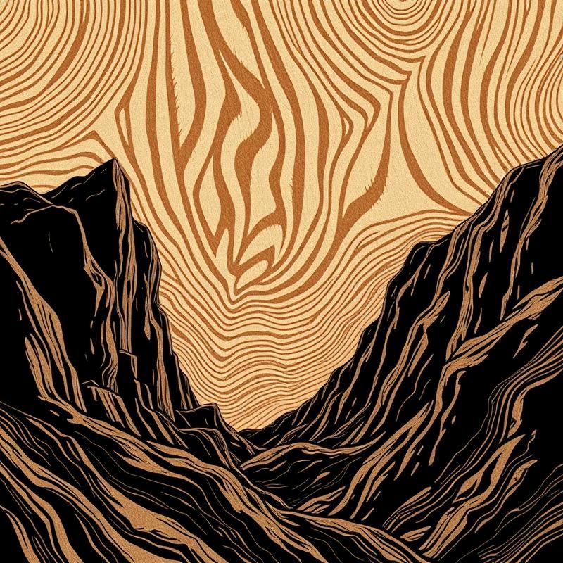 woodcut style AI art
