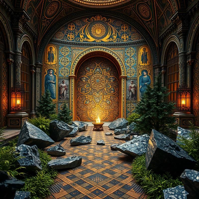 byzantine style AI art