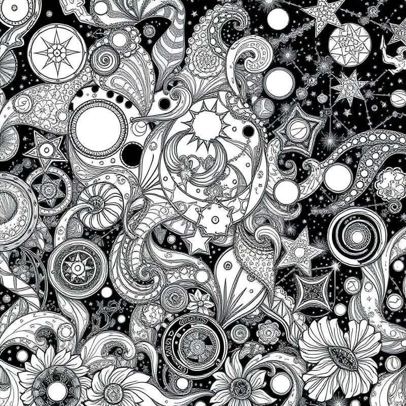 zentangle style AI art