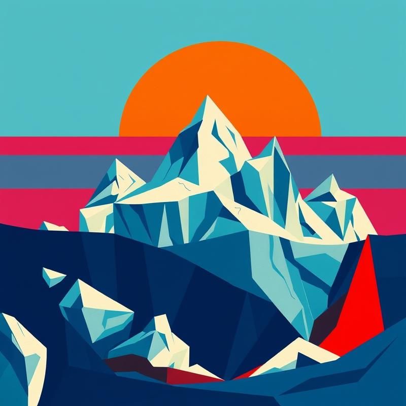 suprematist style AI art