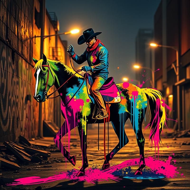 graffiti style AI art