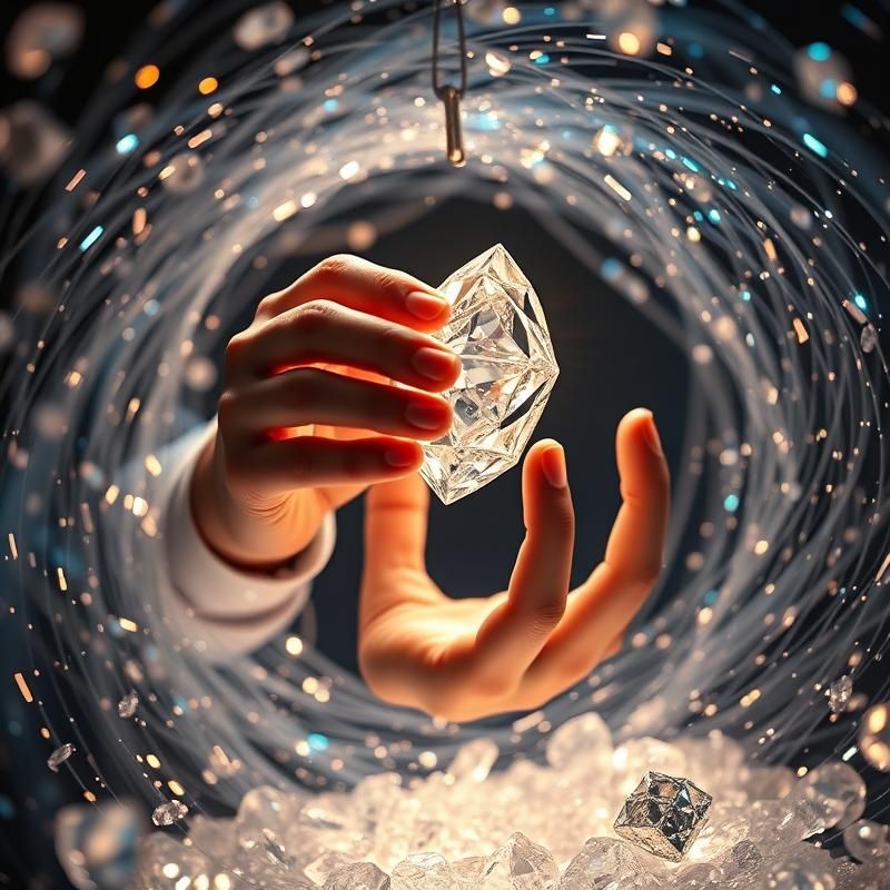 holographic style AI art