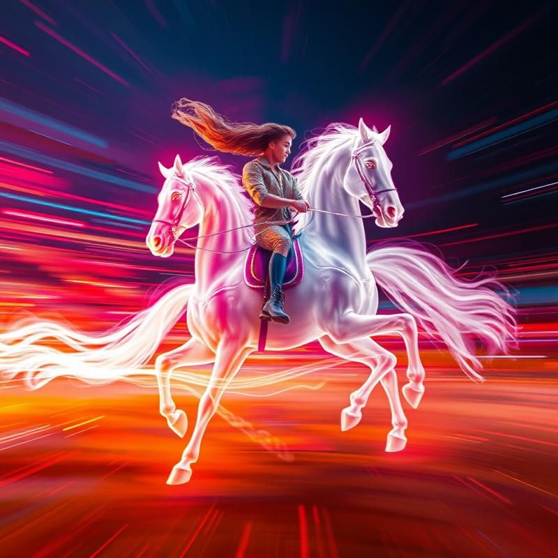 kinetic art style AI art