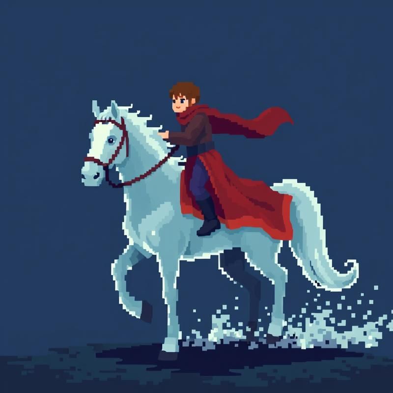 8-bit art style AI art