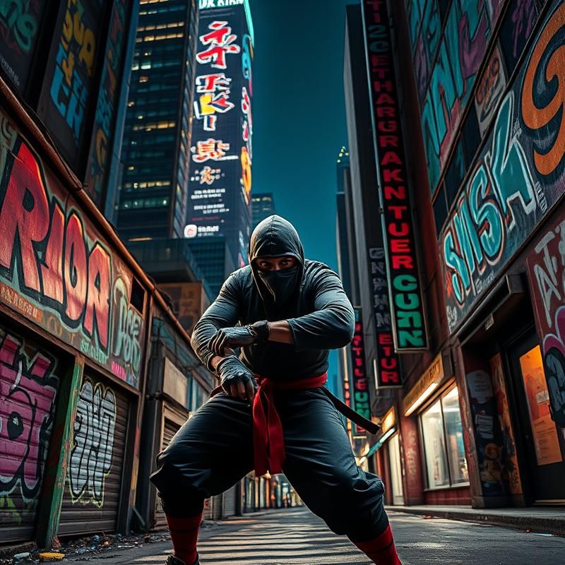 graffiti style AI art
