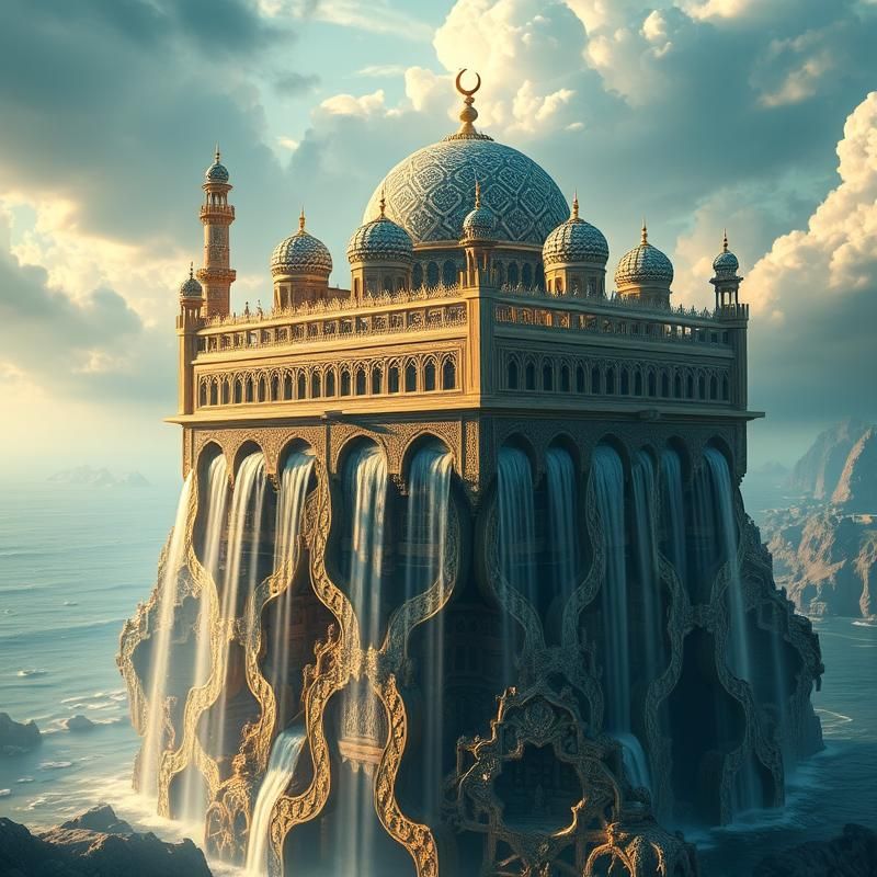 islamic art style AI art
