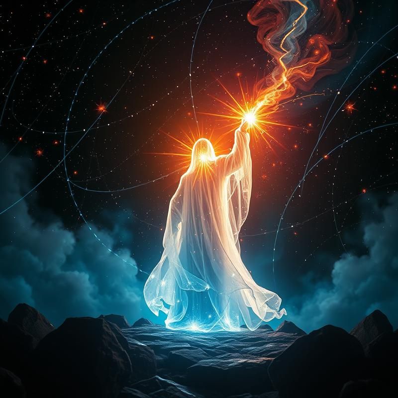 light painting style AI art