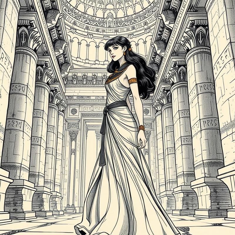 ink drawing style AI art