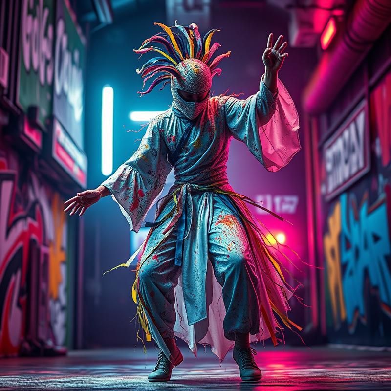 graffiti style AI art