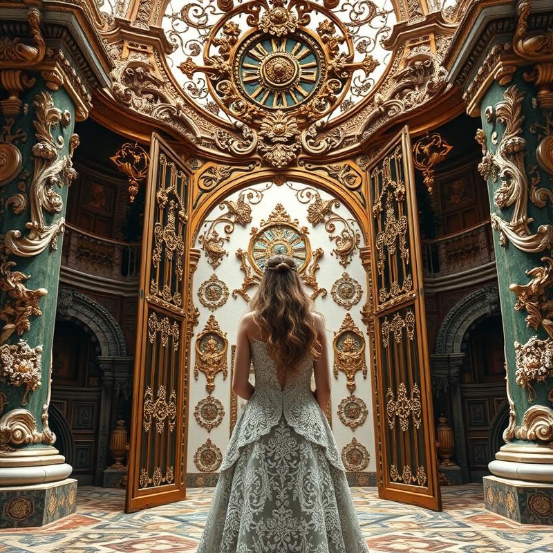 maximalist style AI art