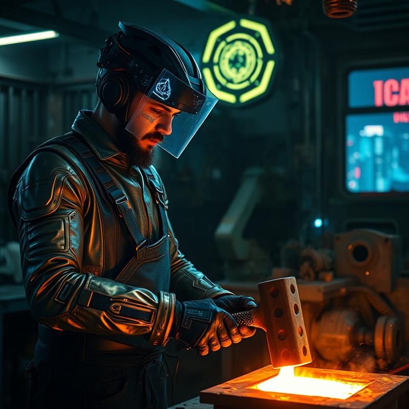 cyberpunk style AI art