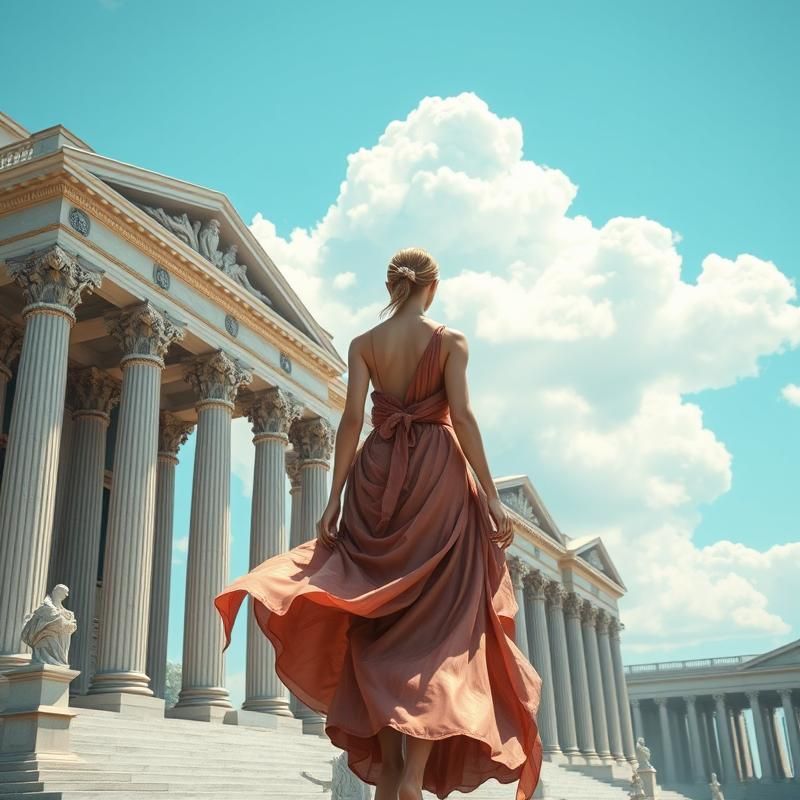 neo-classical style AI art