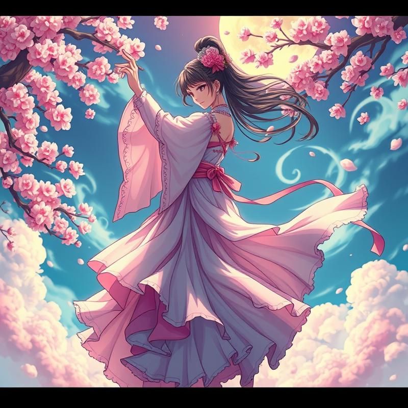 anime style AI art